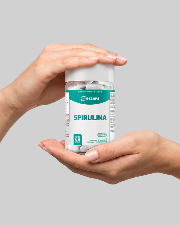 Spirulina 60 Cápsulas GECAPS Suplemento Alimentar