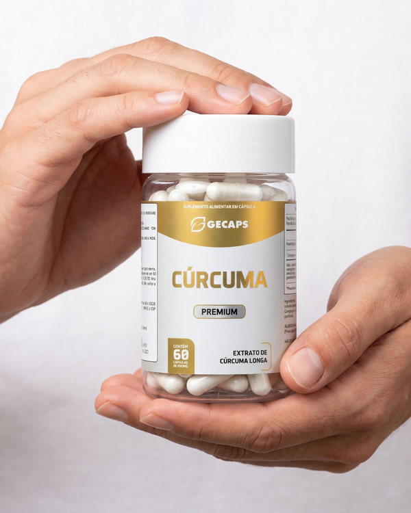 Curcuma 60 Cápsulas – Suplemento Alimentar GECAPS