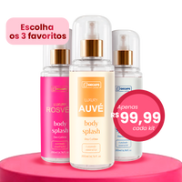 Kit 3 Body Splashes - Escolha o seu