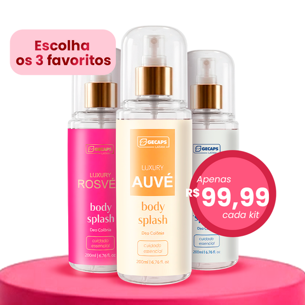 Kit 3 Body Splashes - Escolha o seu