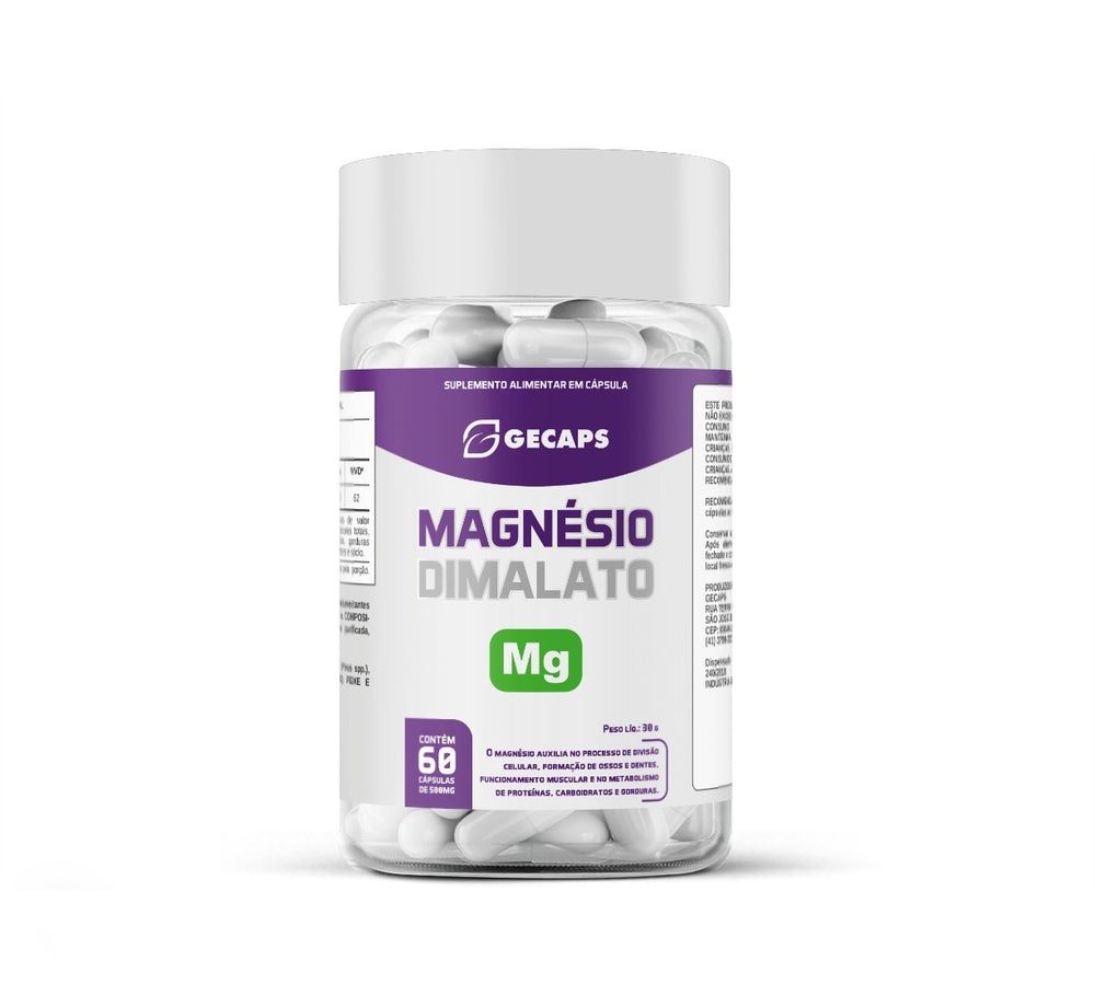 Magnésio Dimalato 60 Cápsulas – Suplemento Alimentarz