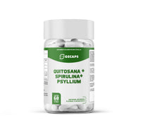 Quitosana + Spirulina + Psyllium 60 Cápsulas – Suplemento Alimentar GECAPS