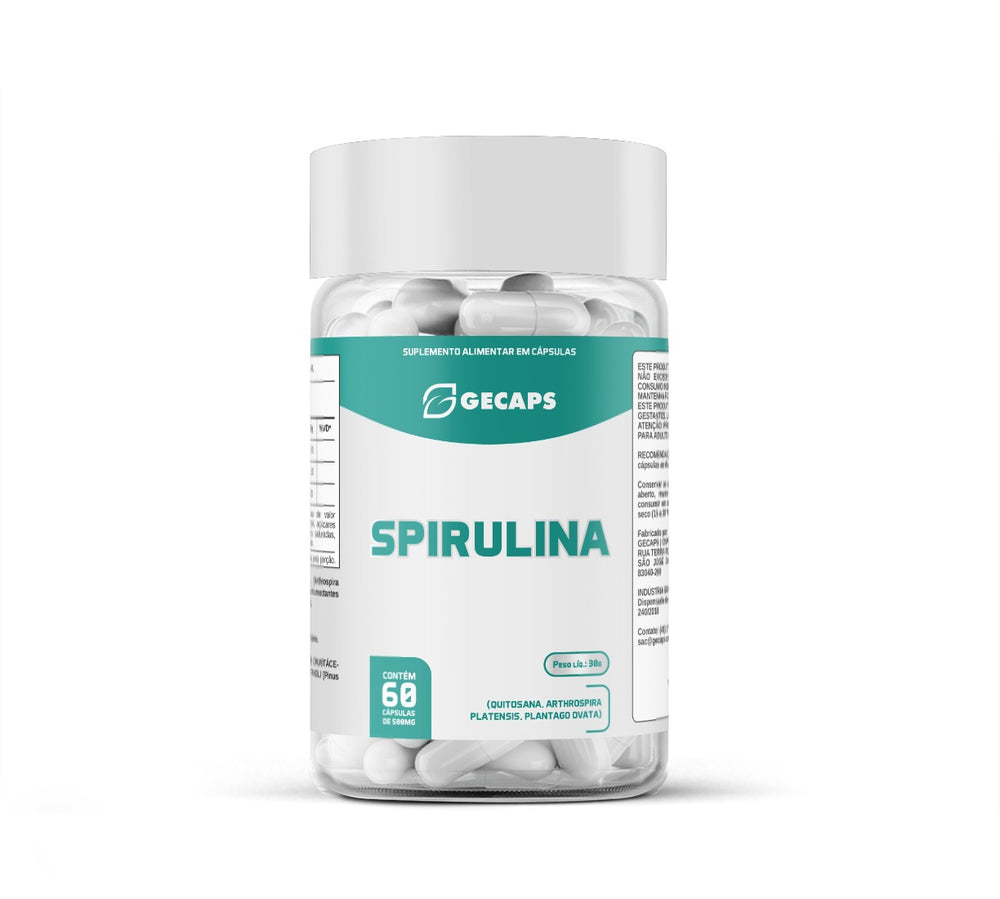 Spirulina 60 Cápsulas GECAPS Suplemento Alimentar