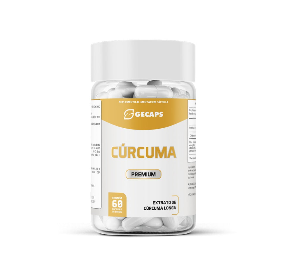 Curcuma 60 Cápsulas – Suplemento Alimentar GECAPS
